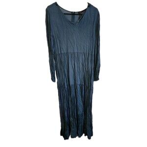 NWT Zanzea Collection Women Blue Casual Dress XXL Plus Sized Maxi Dress Teacher